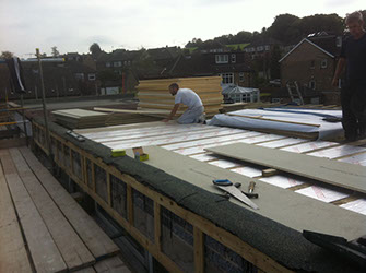 roofing insulation and reboarding